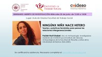 ESTE MIÉRCOLES: SEMINARIO "NINGÚNX NIÑX NACE HETERO": TEORÍAS Y PRÁCTICAS FEMINISTAS PARA PENSAR LAS RELACIONES INTERGENERACIONALES